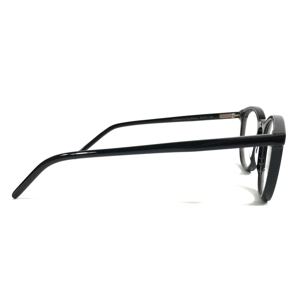 Tom Davies Eyeglasses Frames TD745 Col. 2250 Polished Shiny Black 48-20-140